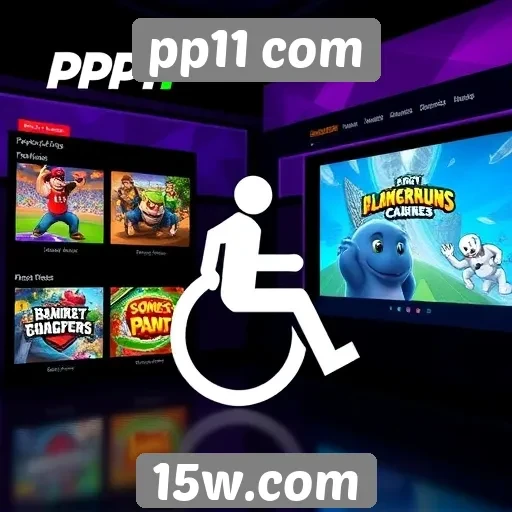 Acessibilidade do site de jogos pp11 com