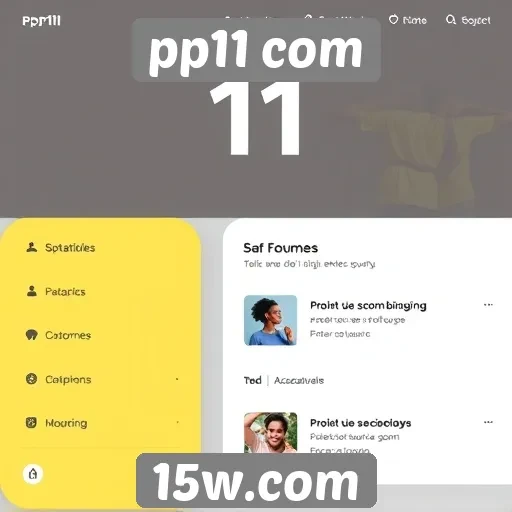 Interface do usuário do pp11 com e sua usabilidade